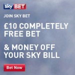£10 free bet with Skybet